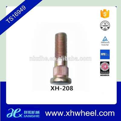 Long Zinc Wheel Knurl Stud