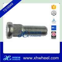 Customized stainless steel front wheel stud,auto wheel stud