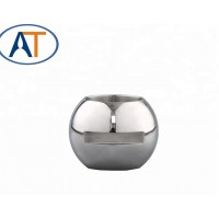 High quality Unibody forged stainless steel round ball straight through floating valve ball from China