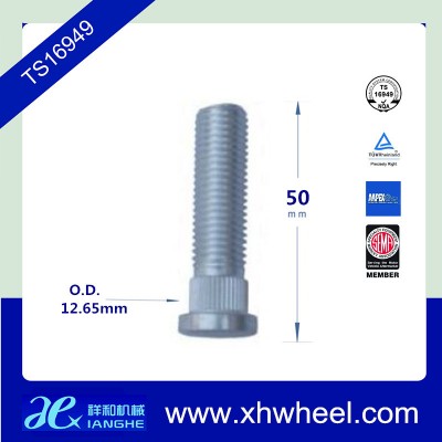 M12*1.5 wheel studs 12.65mm knurl 50 length